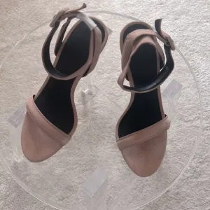 Alexander Wang Antonia Blush Suede Sandals
