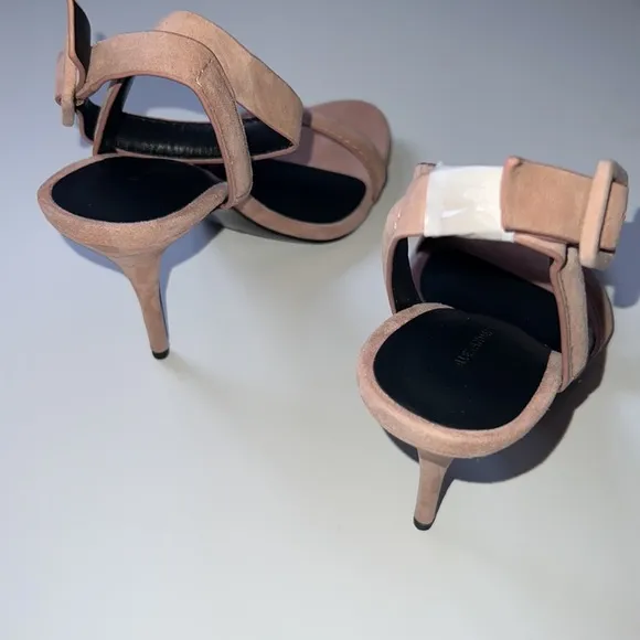 Alexander Wang Antonia Blush Suede Sandals