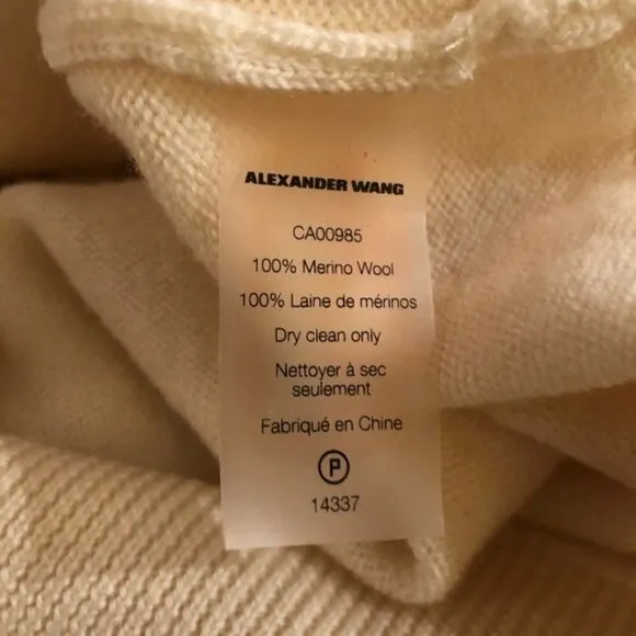 Alexander Wang Wool Sweater dress size medium