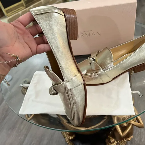 ALEXANDRE BIRMAN Clarita leather loafers 🌷
