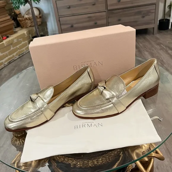 ALEXANDRE BIRMAN Clarita leather loafers 🌷