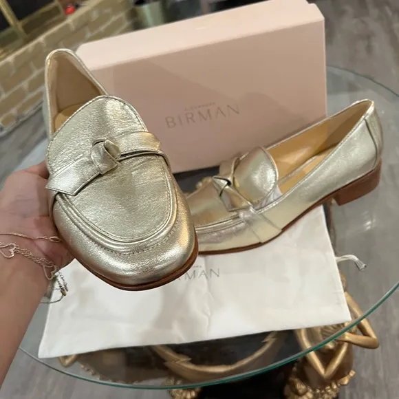 ALEXANDRE BIRMAN Clarita leather loafers 🌷