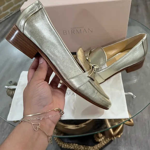 ALEXANDRE BIRMAN Clarita leather loafers 🌷