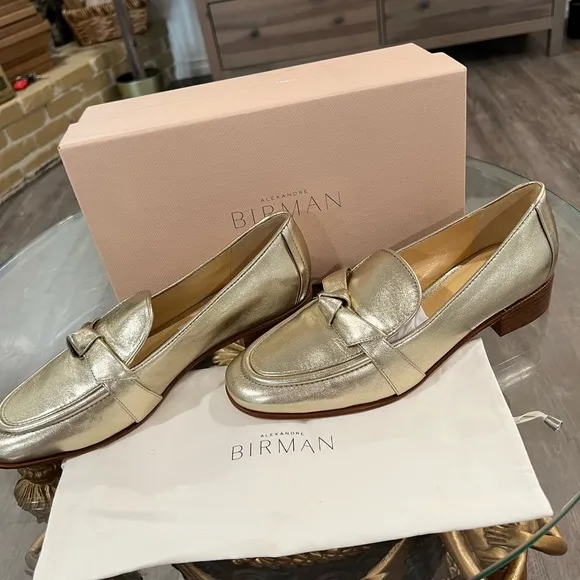 ALEXANDRE BIRMAN Clarita leather loafers 🌷