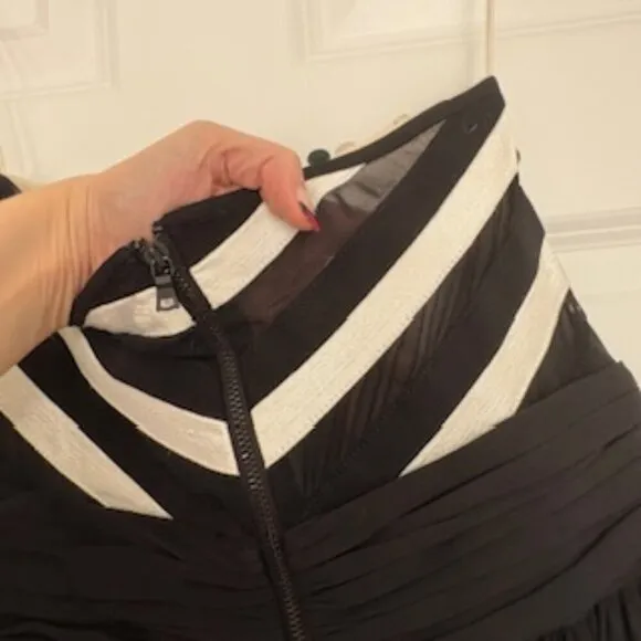 Alice   Olivia Cocktail Dress Silk and Sequin