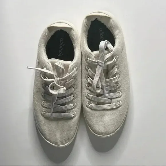 Allbirds WP Wool Piper White Sneakers Women's 6