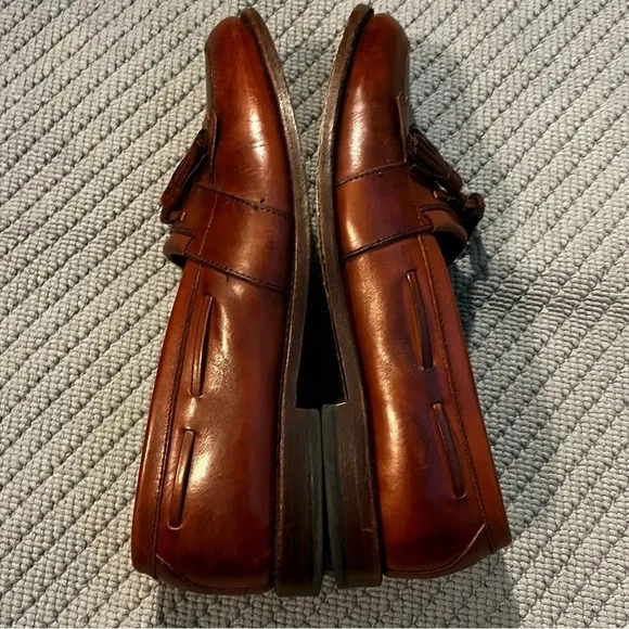 Allen Edmonds Alexandria Tassled Fringe Loafers Leather Kiltie Designer Mens 11