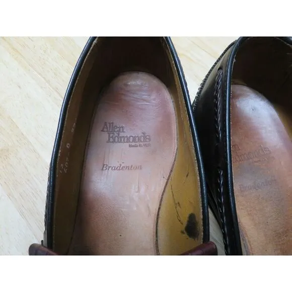 Allen Edmonds Bradenton Mens Sz 13 B Kiltie Tassel‎ Leather Loafers Casual Shoes