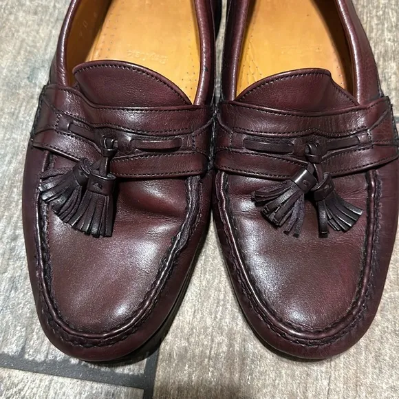 Allen‎ Edmonds Brother Leather Bayfield Slip On Loafers