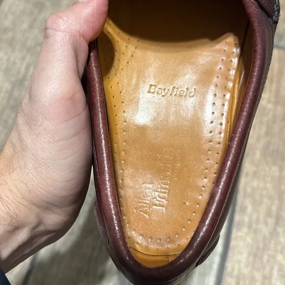 Allen‎ Edmonds Brother Leather Bayfield Slip On Loafers