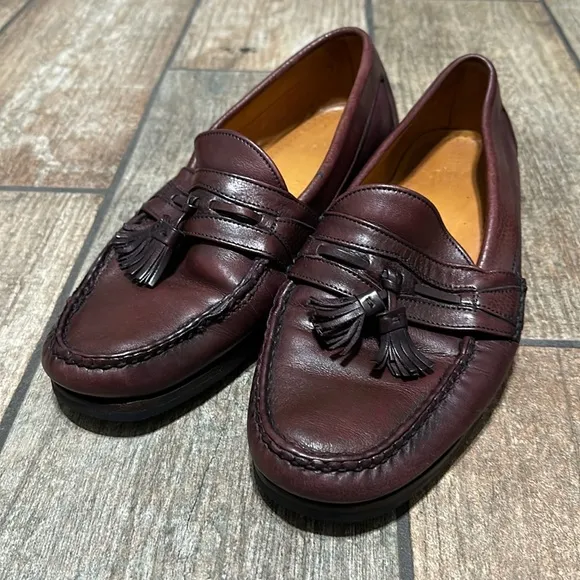 Allen‎ Edmonds Brother Leather Bayfield Slip On Loafers