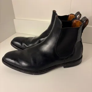 Allen Edmonds Classic Black 7522 Liverpool Chelsea Boots