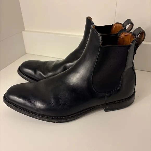 Allen Edmonds Classic Black 7522 Liverpool Chelsea Boots