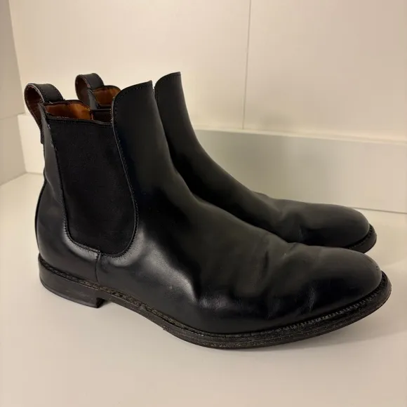 Allen Edmonds Classic Black 7522 Liverpool Chelsea Boots