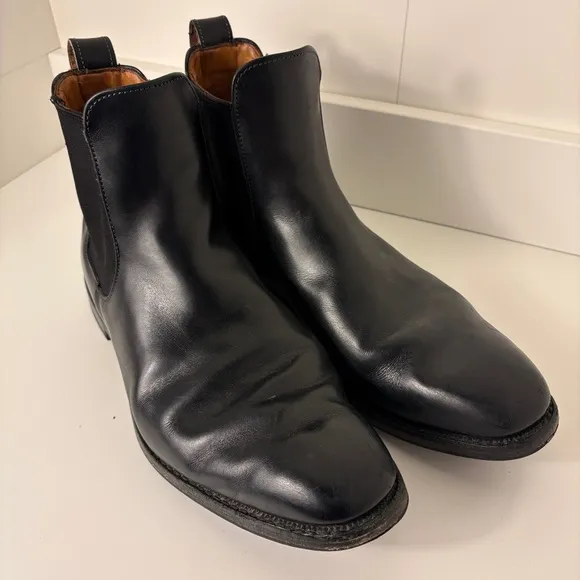 Allen Edmonds Classic Black 7522 Liverpool Chelsea Boots