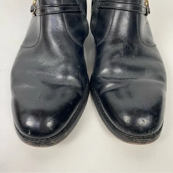 Allen Edmonds Hawthorn black mens chelsea ankle boots leather minimalist