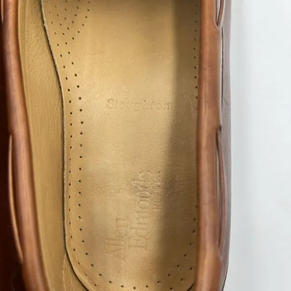 Allen Edmonds Kilt Tassel Loafers Brown Leather Stoughton Sz 11.5 EEE PREPPY