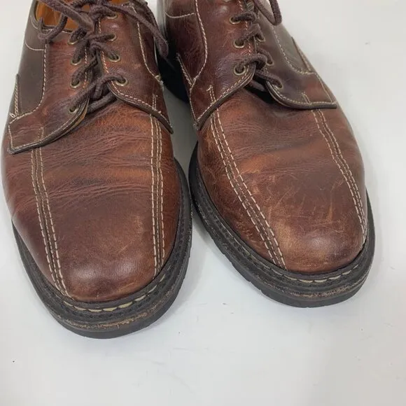Allen Edmonds Men’s Mapleton Oxford Loafers Brown Cognac Size 9