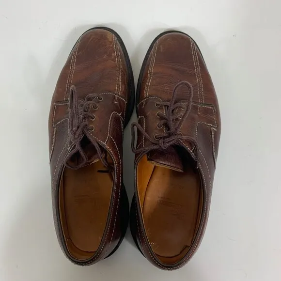 Allen Edmonds Men’s Mapleton Oxford Loafers Brown Cognac Size 9