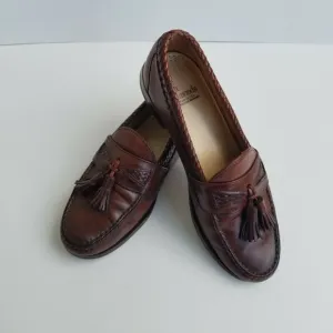 Allen Edmonds Mens Tassel Loafers Size 9 B Brown