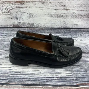 Allen Edmonds Naples Black Leather Tassel Loafers, Men’s Size 10.5