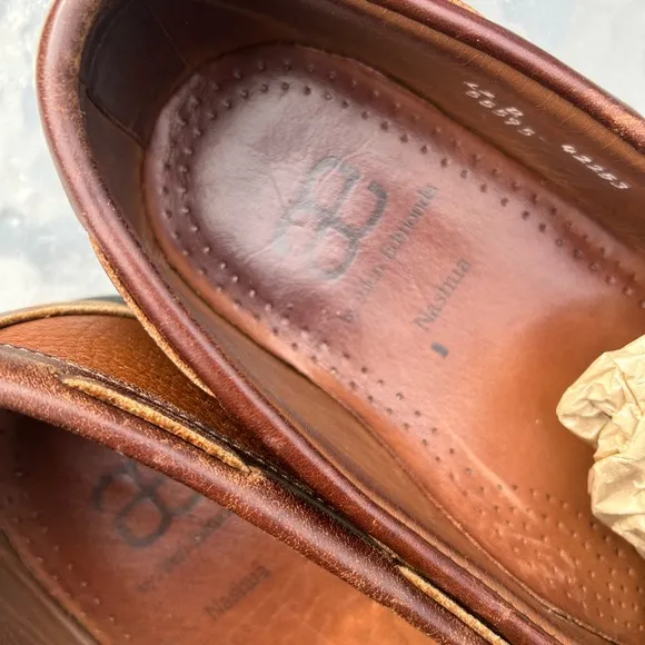 Allen Edmonds Nashua Tassel Loafers Brown Leather Shoe Men's Size 12D 42253