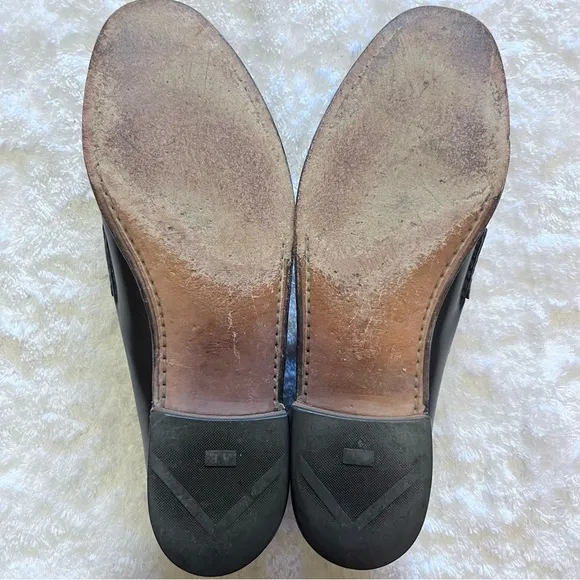 Allen Edmonds Newcomb Black/Brown Leather Loafers Size 11.5B