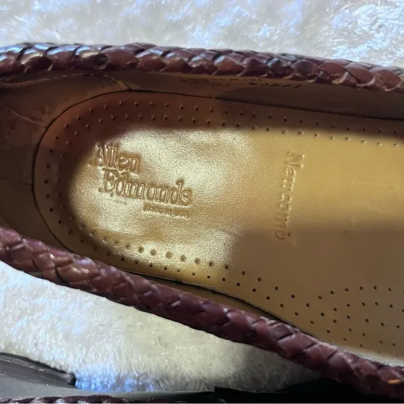 Allen Edmonds Newcomb Black/Brown Leather Loafers Size 11.5B