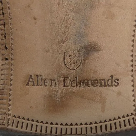 Allen Edmonds Perugia Tassel Loafer Brown Leather Made in Italy‎ Men's 11D