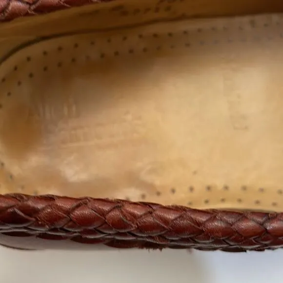 ALLEN EDMONDS MAXFIELD TASSEL LOAFERS IN BROWN LEATHER