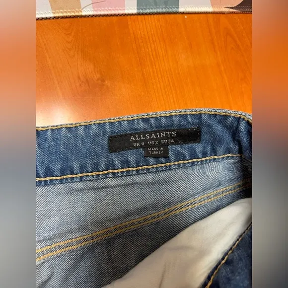 AllSaints Women’s Mini Denim Skirt – Size 2