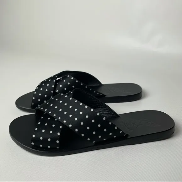 Ancient Greek Polka Dot Thais Sandals - sz 39
