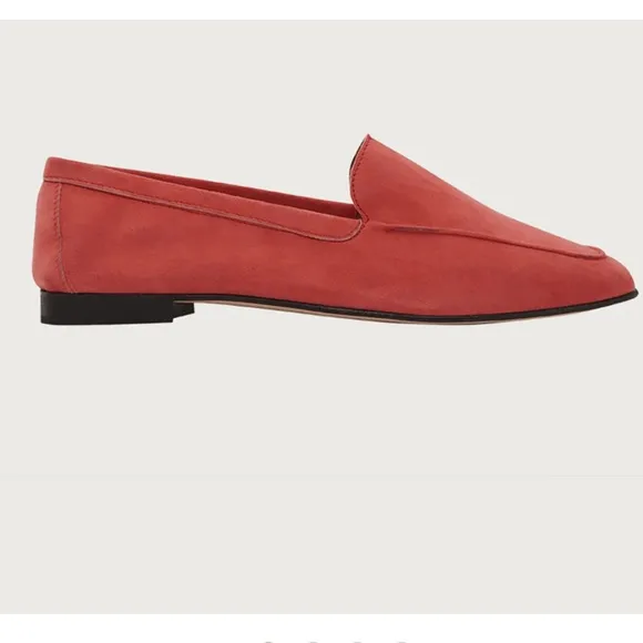 Andrea Carrano Mare Loafers Orange NWOT size 11 / 42 Made in Italy quiet luxury