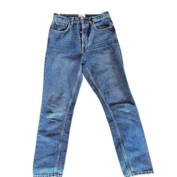 Anine Bing “Sonya” Jean – Medium Indigo – Size 28 – EUC