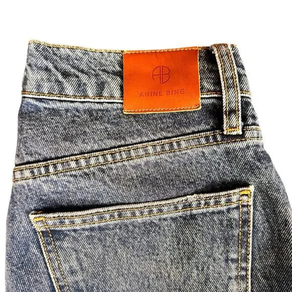 Anine Bing “Sonya” Jean – Medium Indigo – Size 28 – EUC