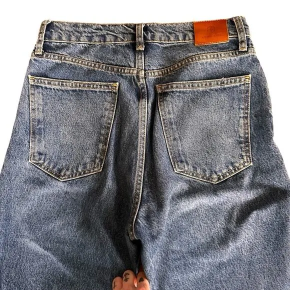 Anine Bing “Sonya” Jean – Medium Indigo – Size 28 – EUC
