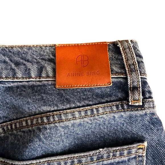 Anine Bing “Sonya” Jean – Medium Indigo – Size 28 – EUC