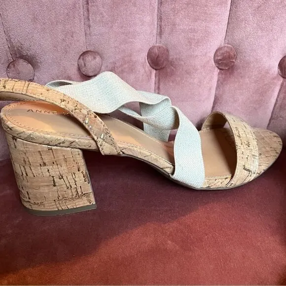 ANNE KLEIN RESSA HEELED SANDAL