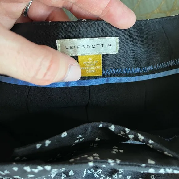 Anthropologie Leifsdottir Loveburst Shorts Black 6