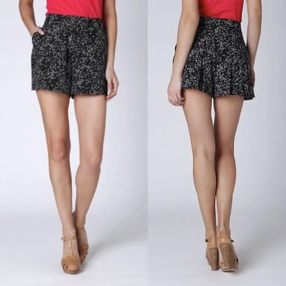 Anthropologie Leifsdottir Loveburst Shorts Black 6