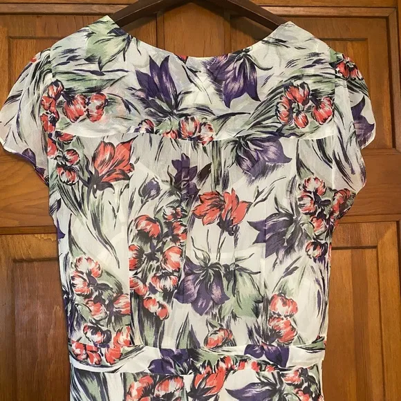 Anthropologie Maeve Flora Wrap Dress size 6