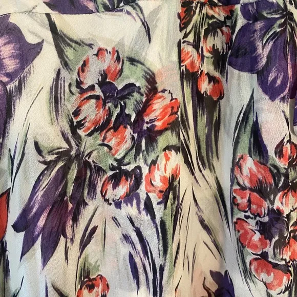 Anthropologie Maeve Flora Wrap Dress size 6