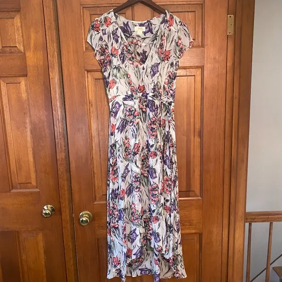 Anthropologie Maeve Flora Wrap Dress size 6