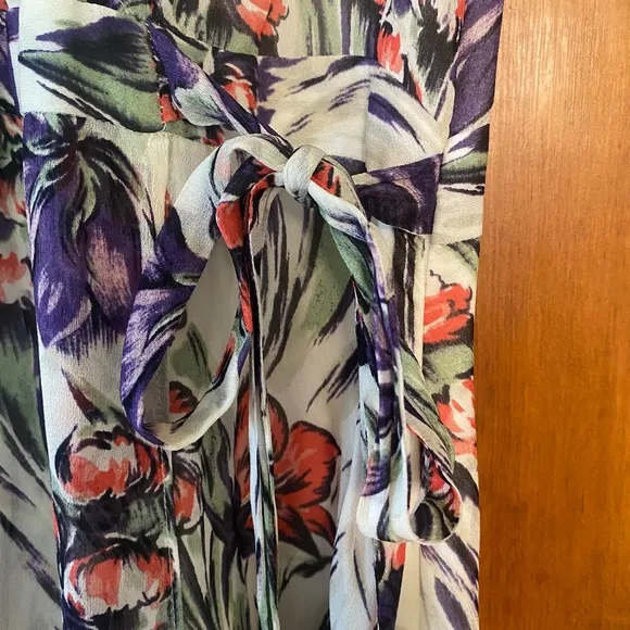 Anthropologie Maeve Flora Wrap Dress size 6