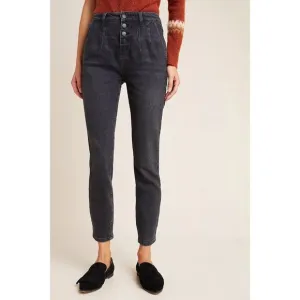 Anthropologie Pilcro Button-Fly Ultra High-Rise Skinny Jeans 29