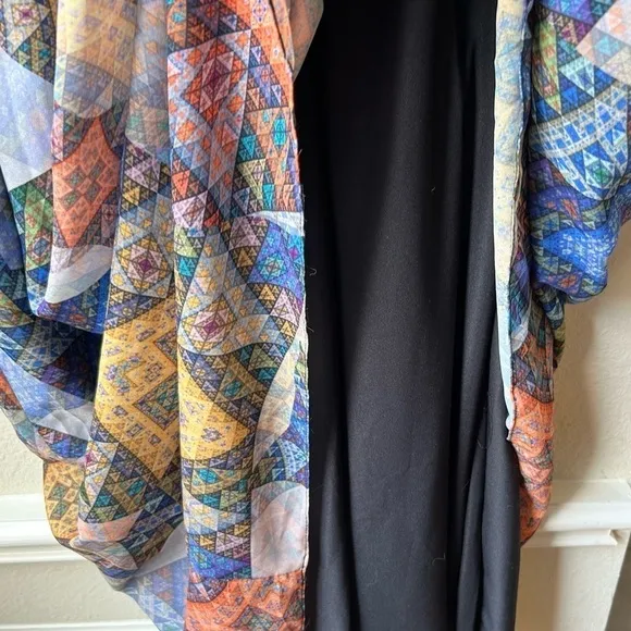 Anthropologie Ranna Gill Condesa Maxi Size M Geometric Studded Embroidered