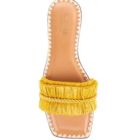 Antonio Melani x The Nat Note Madruga Braided Raffia Flat Sandals