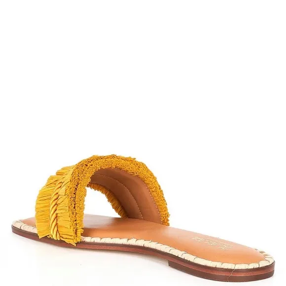 Antonio Melani x The Nat Note Madruga Braided Raffia Flat Sandals