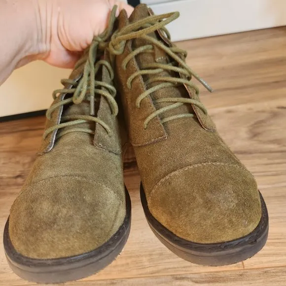 AOI boys fall suede boots