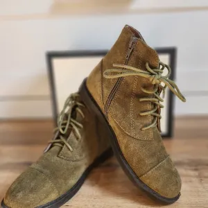 AOI boys fall suede boots